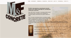 Desktop Screenshot of mfconcreteinc.com